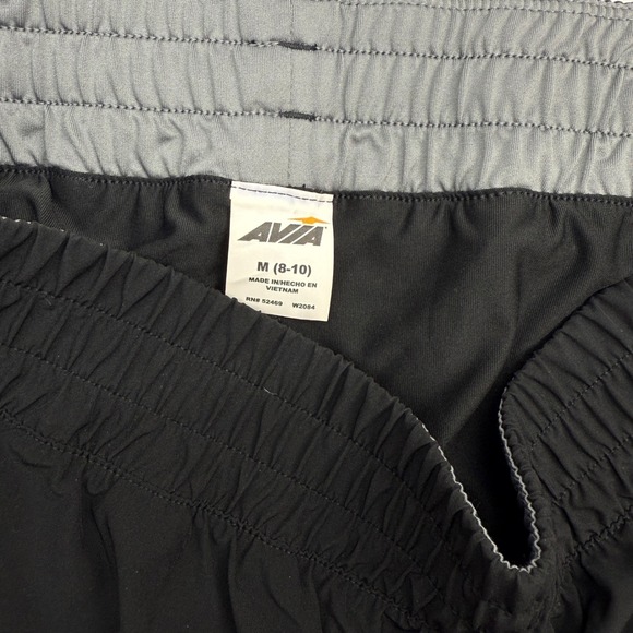 Avia Womens Black Athletic Shorts Built in Liner Size M 8 10 - Picture 4 of 8